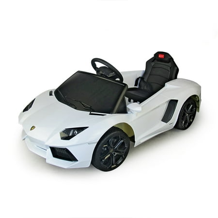 Lamborghini Aventador 6V Kids Electric RideOn Car with MP3 and Remote Control White Walmart.com Lamborghini Aventador 6V Kids Electric RideOn Car with MP3 and Remote Control White Walmart.com